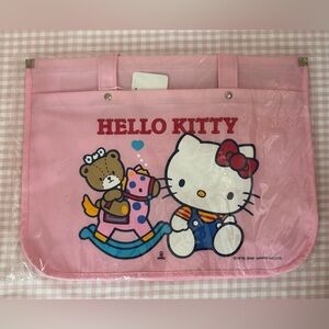 Vintage Sanrio 1986 “Hello Kitty” Pink Nylon Bag From Japan
